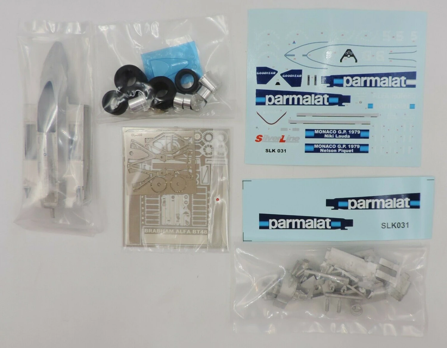 Tameo SLK 031 Alfa Romeo BT48 -W Hite Metal Car Kit - Scale 1:43, RP-GB - Image 2