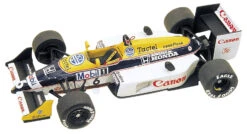Tameo TMK054 Williams Honda FW11b 1987 - White Metal Car Kit - Scale 1:43, Made In Italy