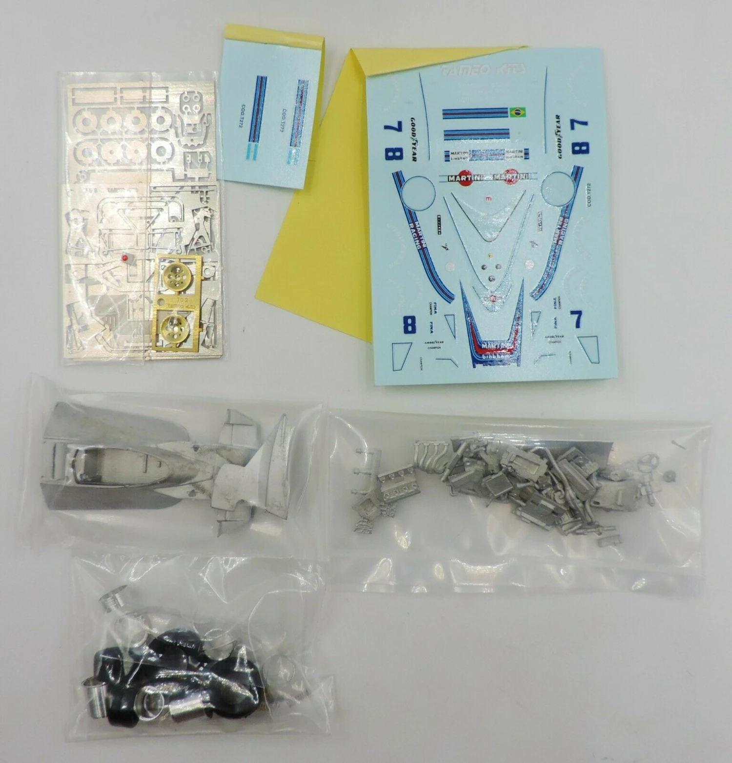 Tameo TMK 294 Brabham Ford BT-44B - White Metal Car Kit - Scale 1:43, RP-GB - Image 2