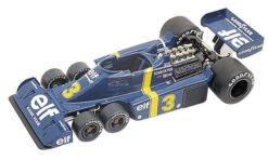 Tameo TMK208 Tyrrell P-34 Ford- 1976 - White Metal Car Kit - Scale 1:43, Made In Italy