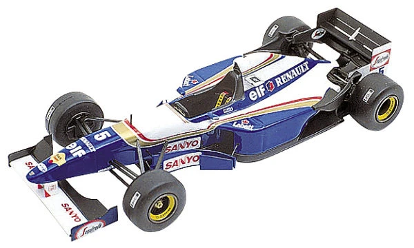 Tameo TMK209 Williams FW-17b Renault - 1995 - White Metal Car Kit - Scale 1:43, Made In Italy