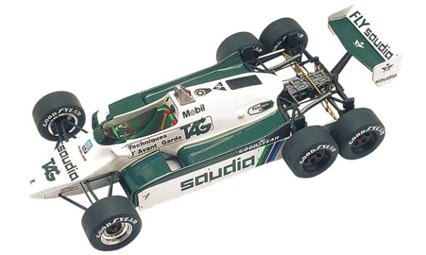 Tameo Williams FW-08b Ford "Test Car" 1982 White Metal Car Kit Scale 1:43