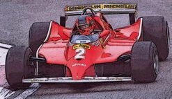 Tameo TMK394 Ferrari 126 C "Practice Session" - 1980 - White Metal Car Kit - Scale 1:43, Made In Italy