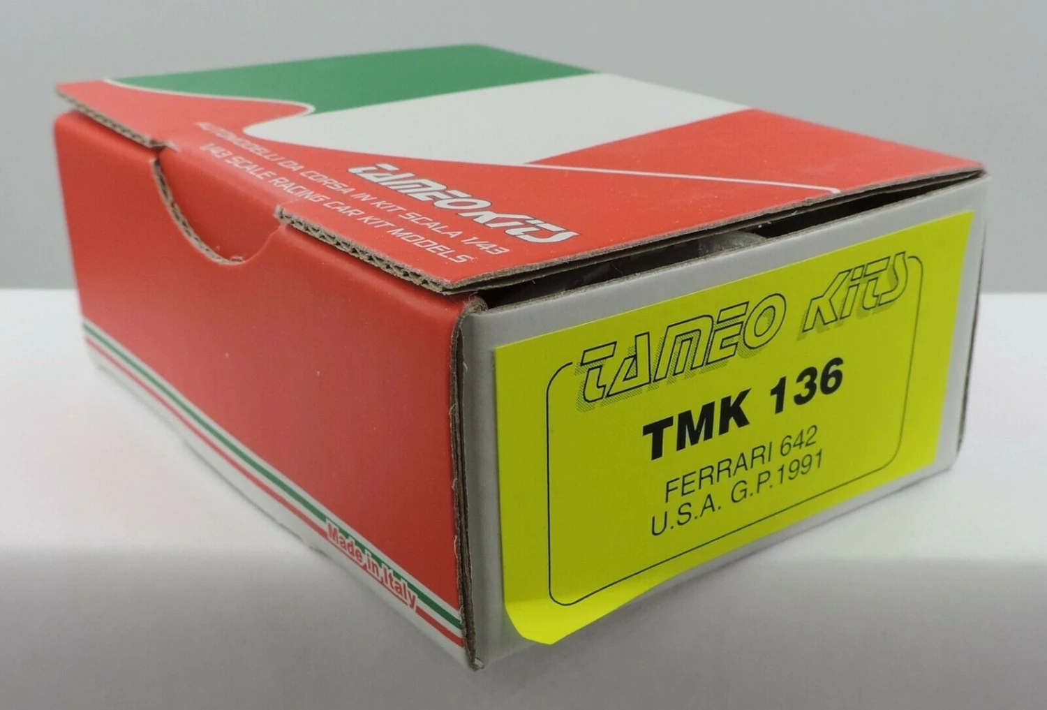 Tameo TMK 136 Ferrari 642 - White Metal Car Kit - Scale 1:43, RP-GB - Image 10