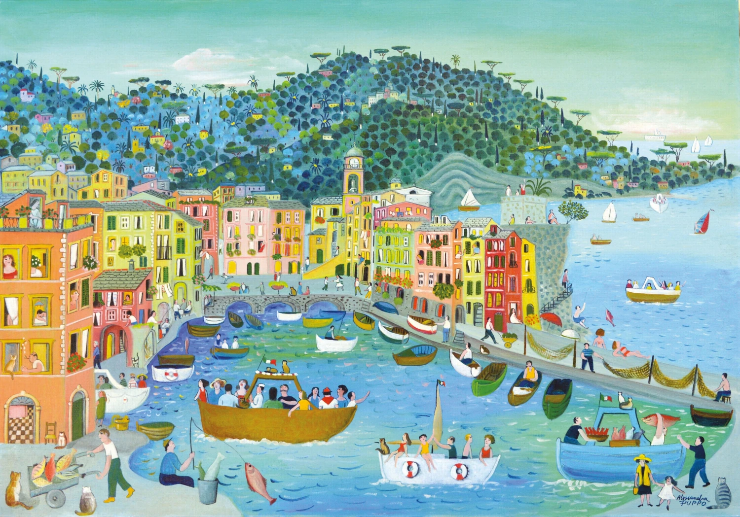 Michele Wilson Puzzles - THE PORT - (500) - Image 2