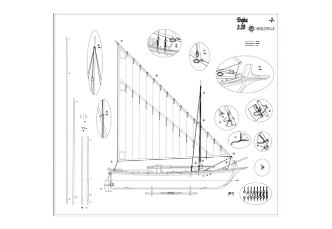 Maris Stella Trajta - Fishing And Cargo Boat From Korula 1:20 Scale - Image 15