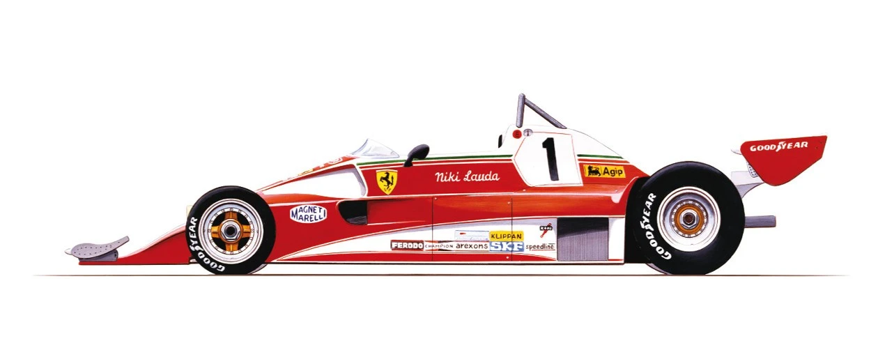 Tameo TMK357 Ferrari 312T2 - 1976 - White Metal Car Kit - Scale 1:43, Made In Italy - Image 6
