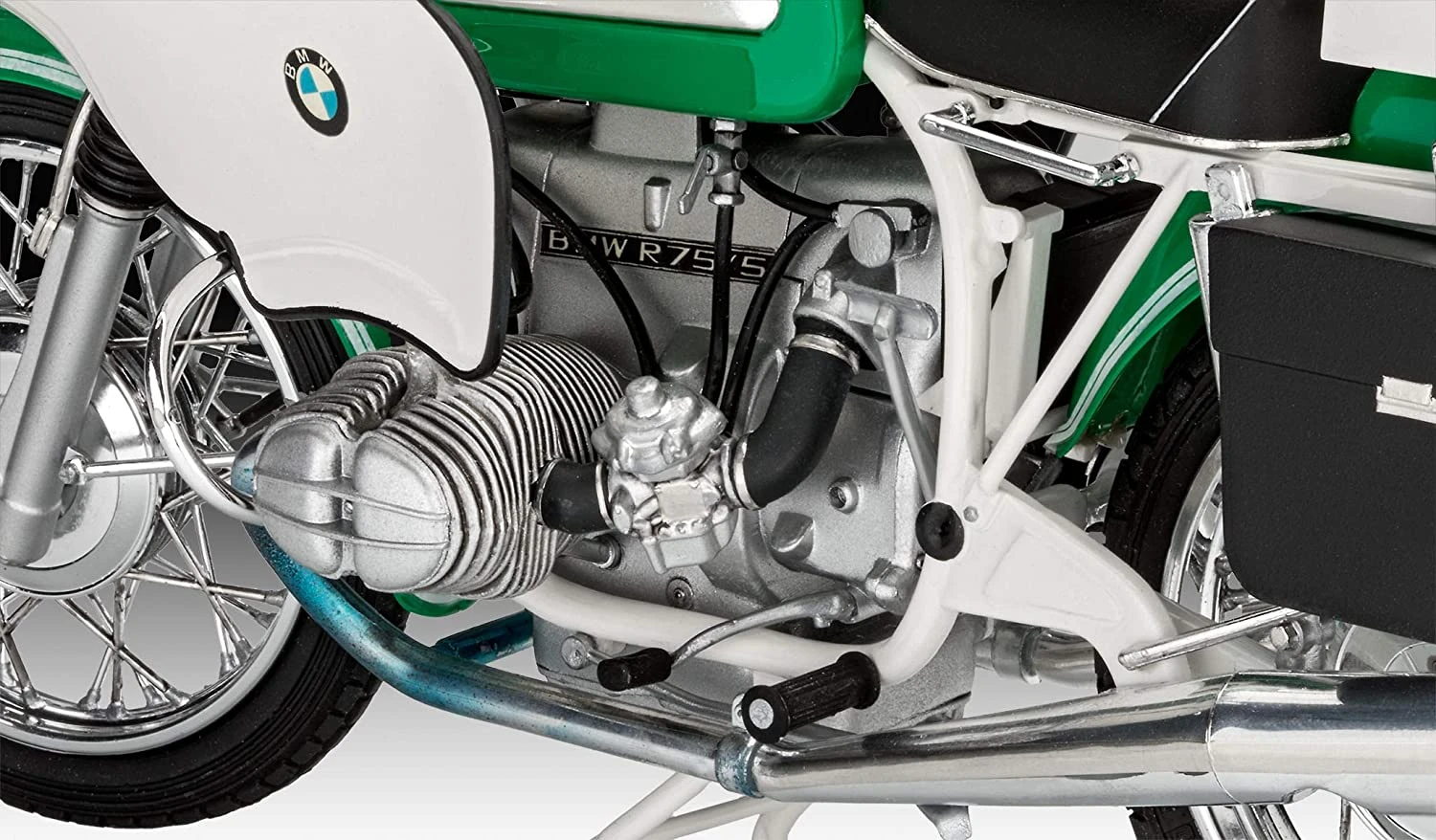 Revell Of Germany BMW R75/5 Police Motorcycle 1:8 Scale - Image 12