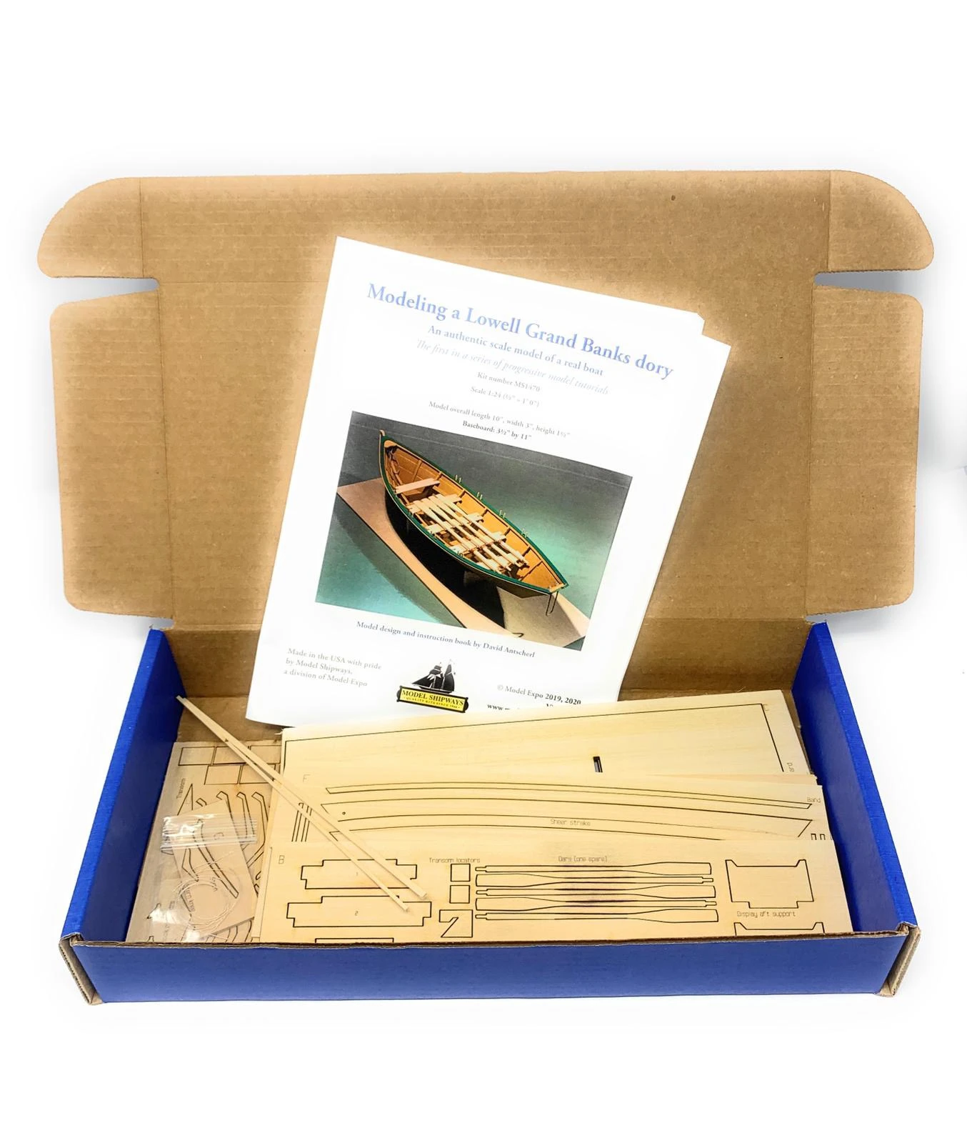 Model Shipways Lowell Grand Banks Dory With Tools 1:24 Scale Skill Level I Of The Shipwright Learning Series. - Image 6