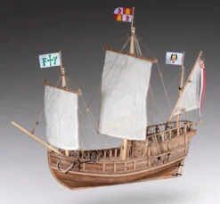 Dusek Pinta Wood Model Ship Kit D011 Scale 1:72