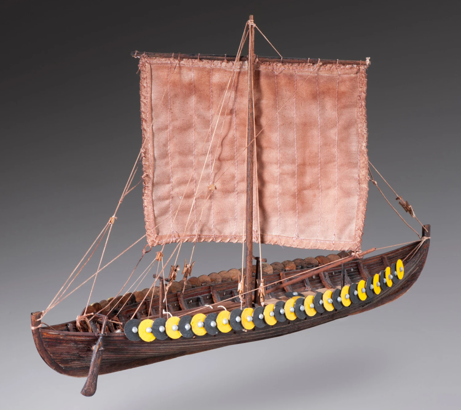 Dusek D002 Viking Gokstadt - Plank-On-Frame Wood Ship Model Kit - 1:72 Scale - 305mm (12-1/4") Long