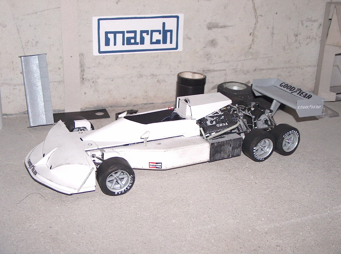 Tameo TMK260 March 2-4-0 Ford "Press Version" - 1976 - White Metal Car Kit - Scale 1:43, Made In Italy - Image 4