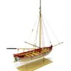 Model Shipways 18th Century Longboat Wooden Model Ship Kit & Tools 1:48 Scale - MS1457CBT