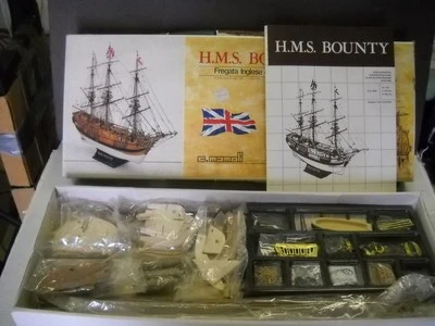 Mamoli MV39 - HMS Bounty - Wood Plank-On-Frame Model Ship Kit - Scale 1/64 - Length 610 Mm (24") - Image 2