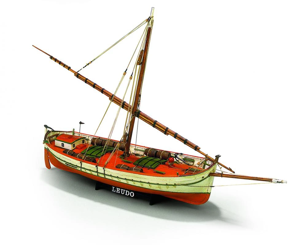 Mamoli MV29 Leudo Model Ship Kit - Original Merchant Launch - Scale 1/32 - Length 25.7 In - Height 17.4 In - Image 2