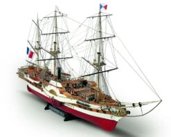 Mamoli MV23 LORENOQUE French Steam And Sail Paddle Wheeler 1/100 Length: 835 Mm, Height:455mm