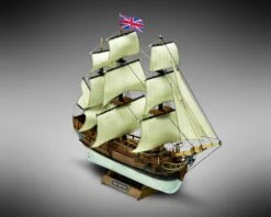 Mamoli MM01 - HMS Bounty - Pre-Carved Wooden Hull Ship Model Kit - Scale 1/135 Length 335mm (13")