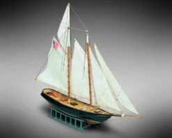 Mamoli MM04 - America - Pre-Carved Wooden Hull Ship Model Kit - Scale 1/140 Length 370mm (14.5")