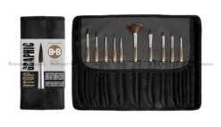 Borciani Bonazzi Kit Top Graphic 10 Paint Brush Set Limited Edition