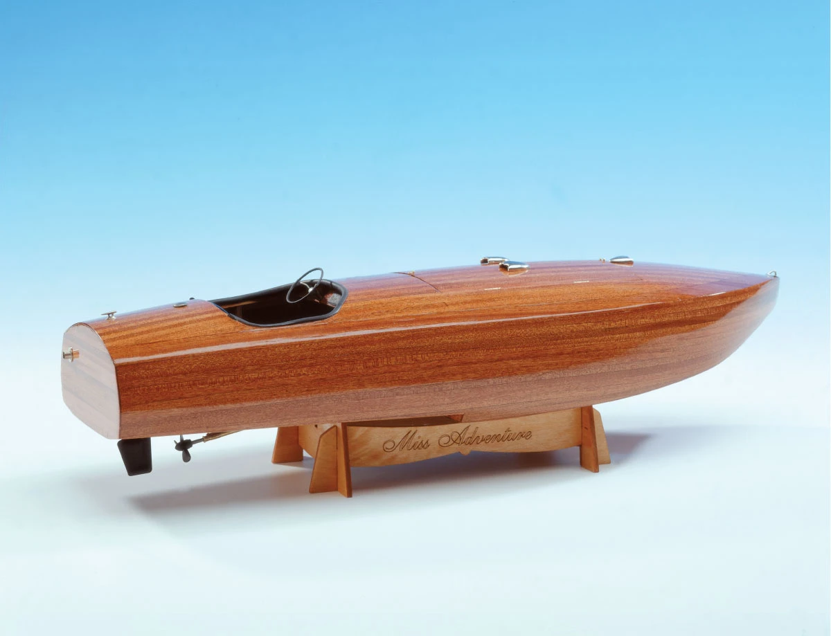 MODEL SHIPWAYS MS1830 MISS ADVENTURE, RADIO CONTROL RACING BOAT 1:16 + RC Combo Set - Image 2