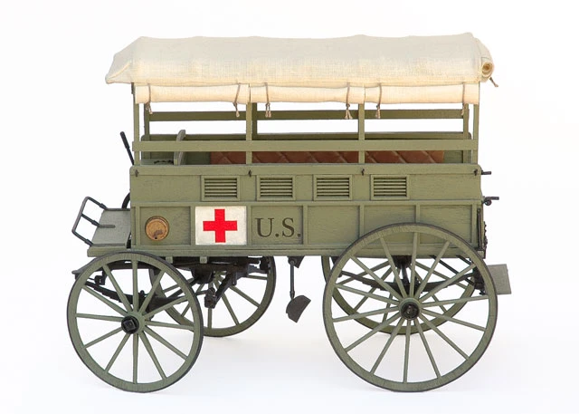 GUNS OF HISTORY CIVIL WAR RUCKER AMBULANCE 1:16 SCALE - Image 4
